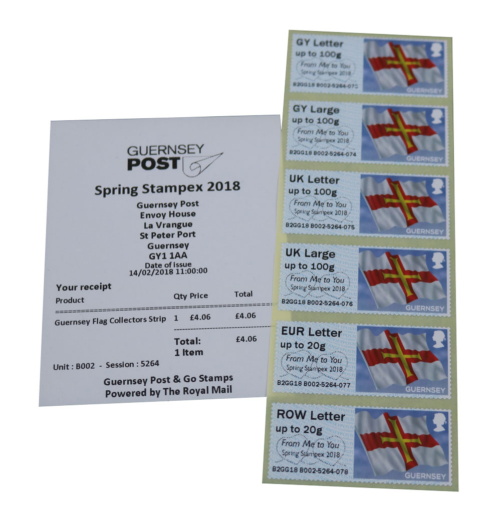 Spring Stampex 2018 - Valentine Exhibition Sheet Overprint